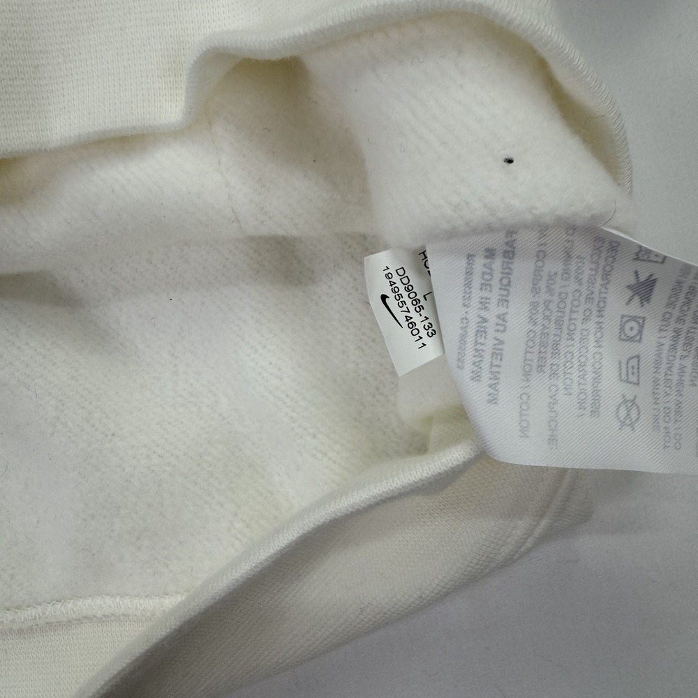 Nike Sportswear Just Do It Hoodie Sweatshirt White Pink Splatter Logo Women's L - Picture 9 of 15